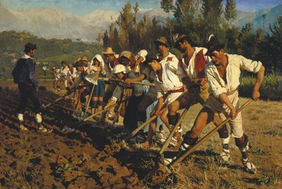 Lavoratori agricoli italiani da Peder Severin Krøyer